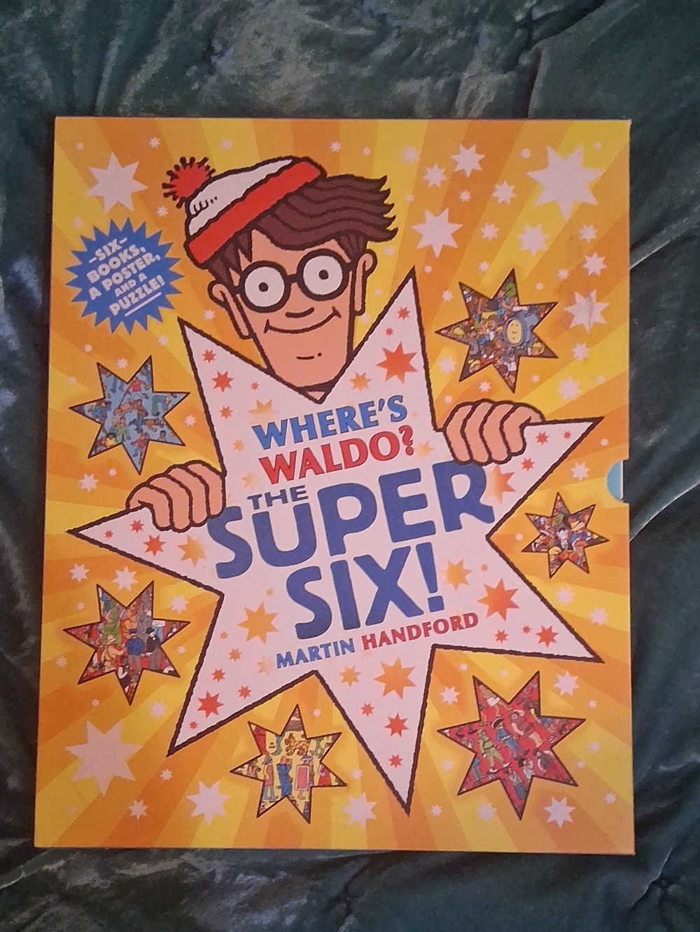 Where's Waldo the Super Six Book Collectoon with Bonus Jigsaw Puzzle - New!